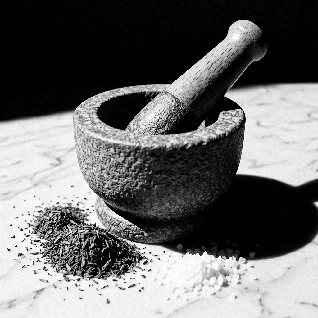 Küchenutensilien im Stillleben